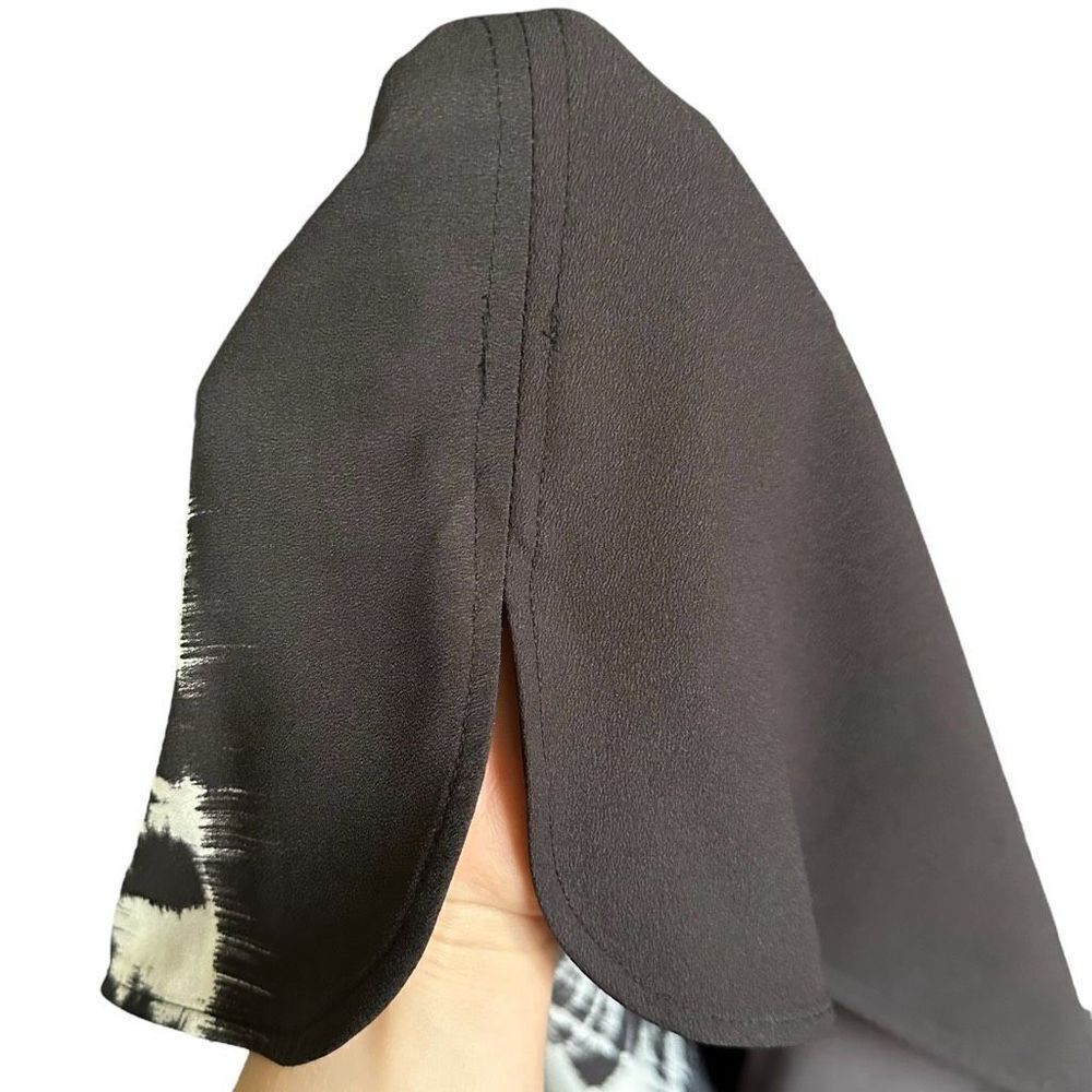 Mango Mng Basics Abstract Pattern Keyhole Back Dr… - image 7